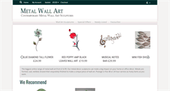 Desktop Screenshot of metalwallart.co.uk