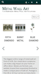 Mobile Screenshot of metalwallart.co.uk