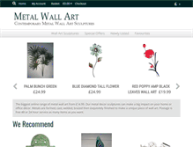 Tablet Screenshot of metalwallart.co.uk